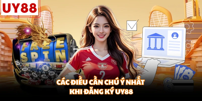 Các điều cần chú ý nhất khi đăng ký UY88