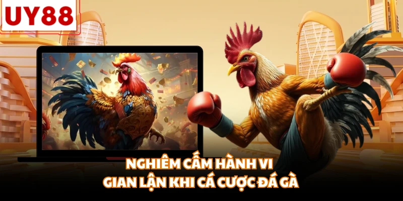 Nghiêm cấm hành vi gian lận khi cá cược đá gà